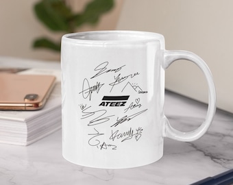Ateez Hourglass Emblem 11 Oz. Ceramic Coffee Mug | Cuate K-pop Fan