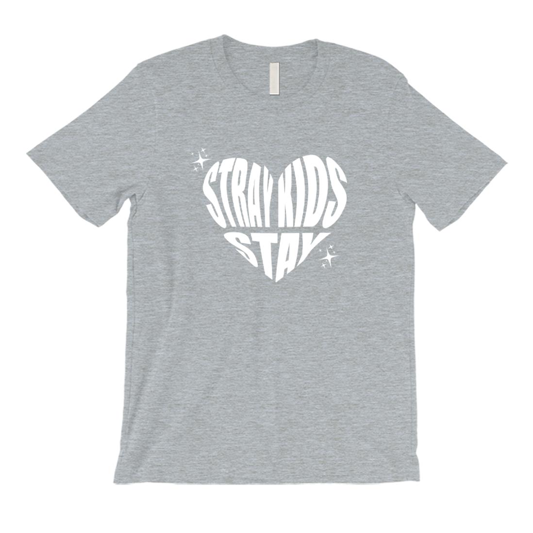 Straykids SKZ Heart Unisex Short Sleeve Tee I K-pop Unisex T-shirt