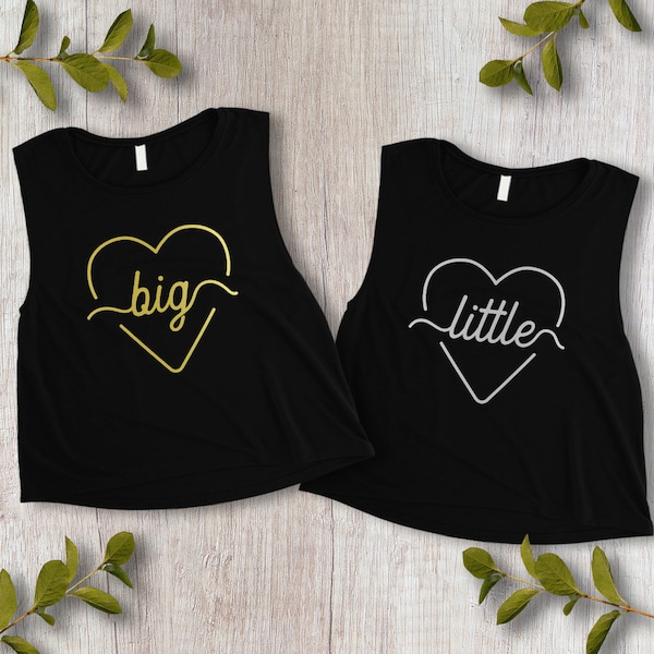 Big Little Crop Top Etsy