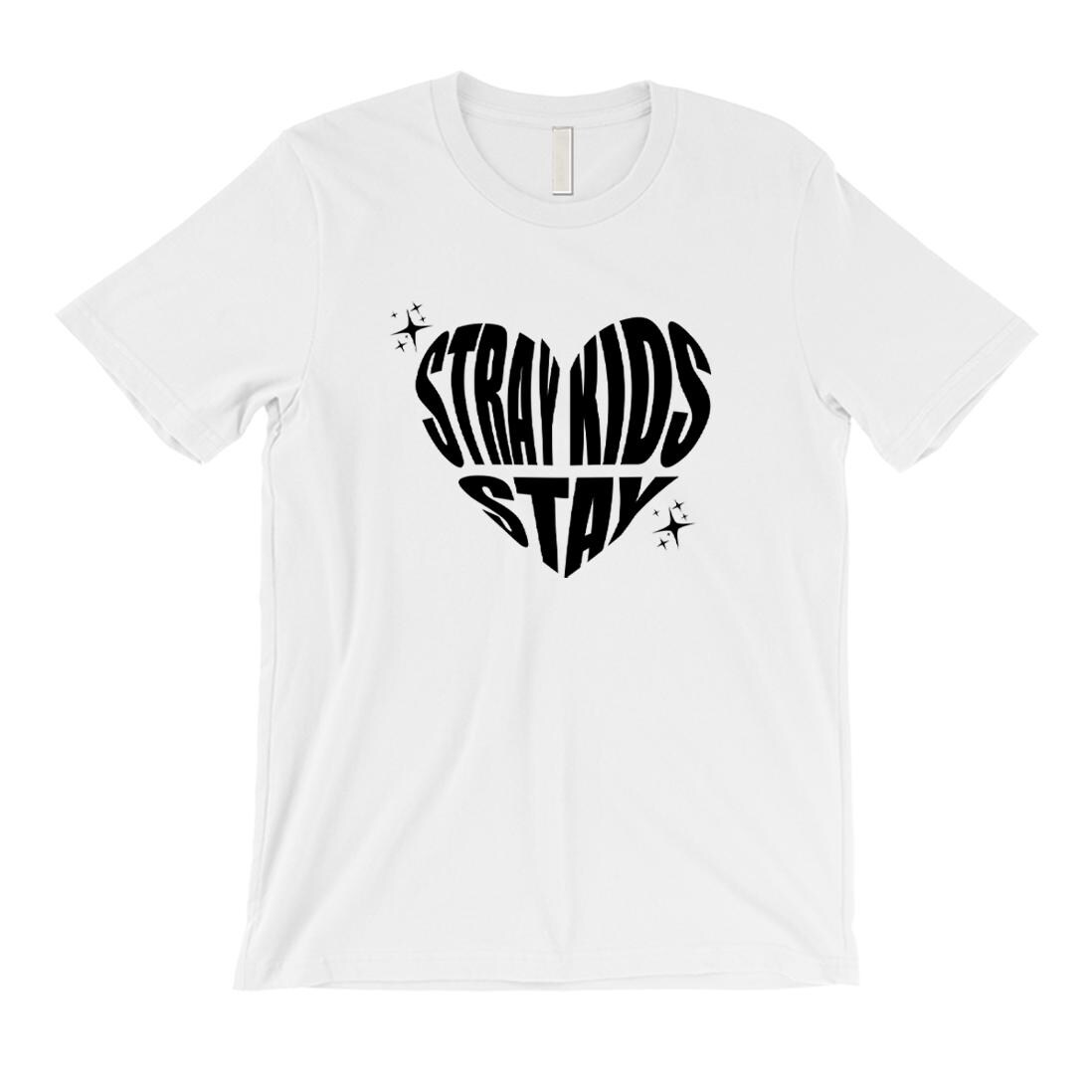 Straykids SKZ Heart Unisex Short Sleeve Tee I K-pop Unisex T-shirt