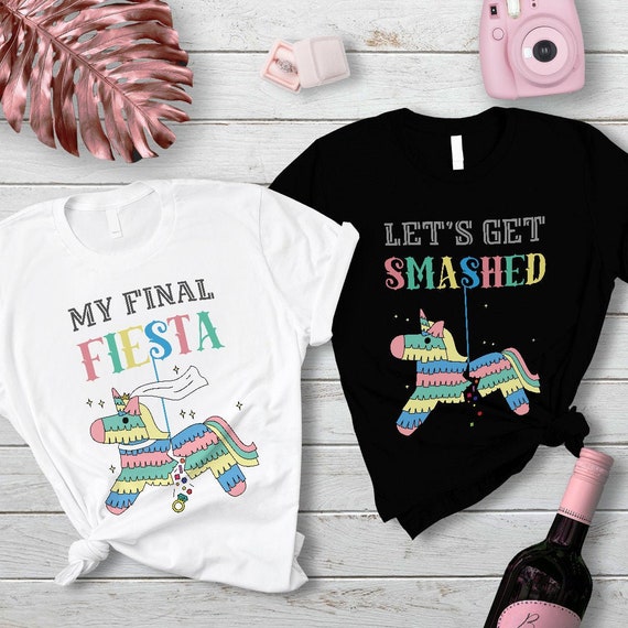 Womens My Final Fiesta Bride Shirt Bachelorette Party Pinata Tee Womens My Final Fiesta Bride Shirt Bachelorette Party Pinata Tee