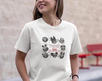 Ateez Mono Characters T-Shirt I K-pop Unisex T-Shirt I K-Pop Shirts