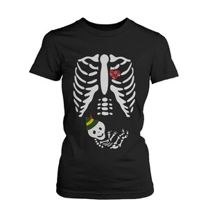 クリスマス | スケルトンエルフ ベビー レディース Tシャツ