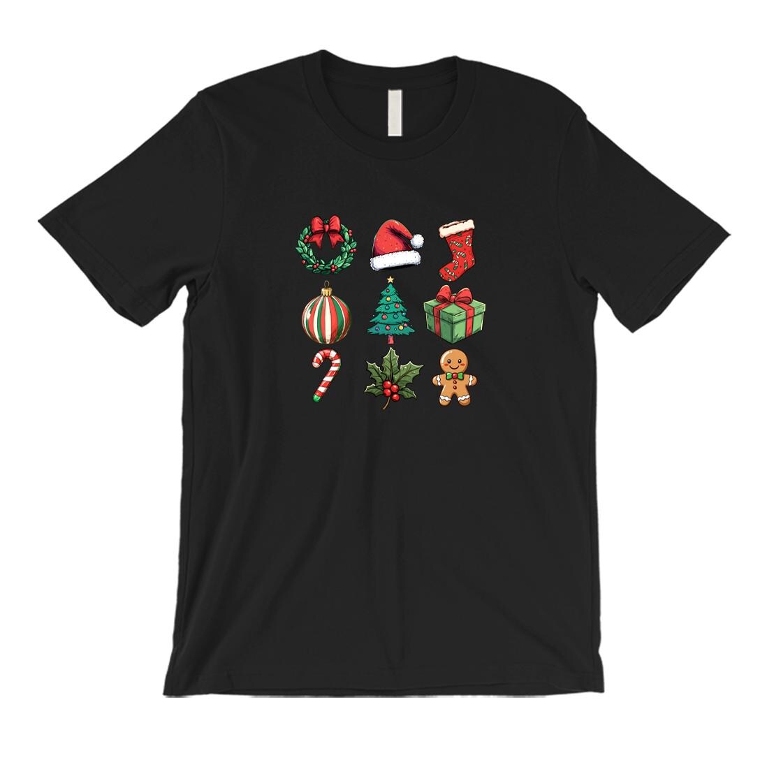 Christmas Things Crop T-Shirt I Christmas Unisex T-Shirt I Christmas Gifts