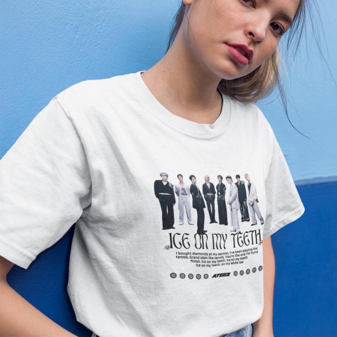 Ateez Ice on My Teeth Members T-shirt I K-pop Unisex T-shirt I K