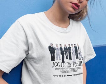 Ateez Ice On My Teeth Members T-Shirt I K-pop Unisex T-Shirt I K-Pop Shirts