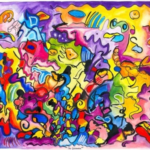 Mounted Giclee Print: The Celebration