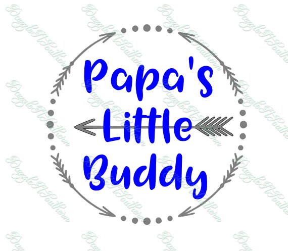 Download Papa Papa's Little Buddy Boy Arrow Vector SVG PNG cutting ...