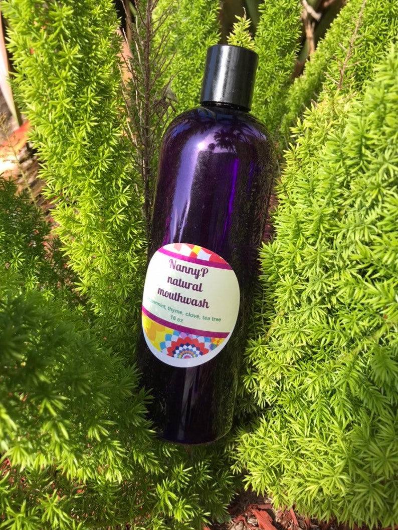 Natural Mouthwash Peppermint Clove & Tea Tree CERTIFIED Etsy