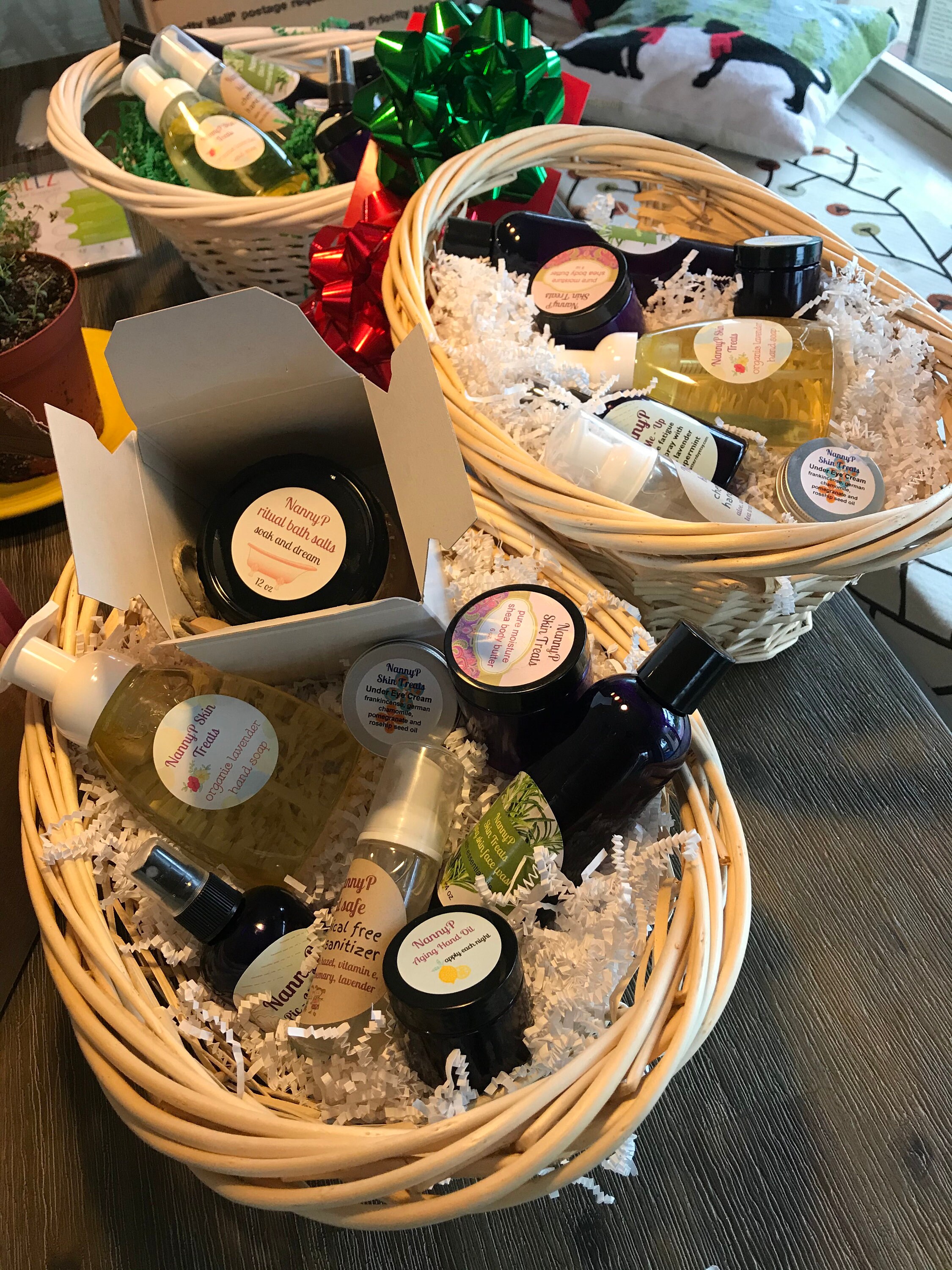 Organic Spa Gift Baskets Certified Aromatherapist Etsy