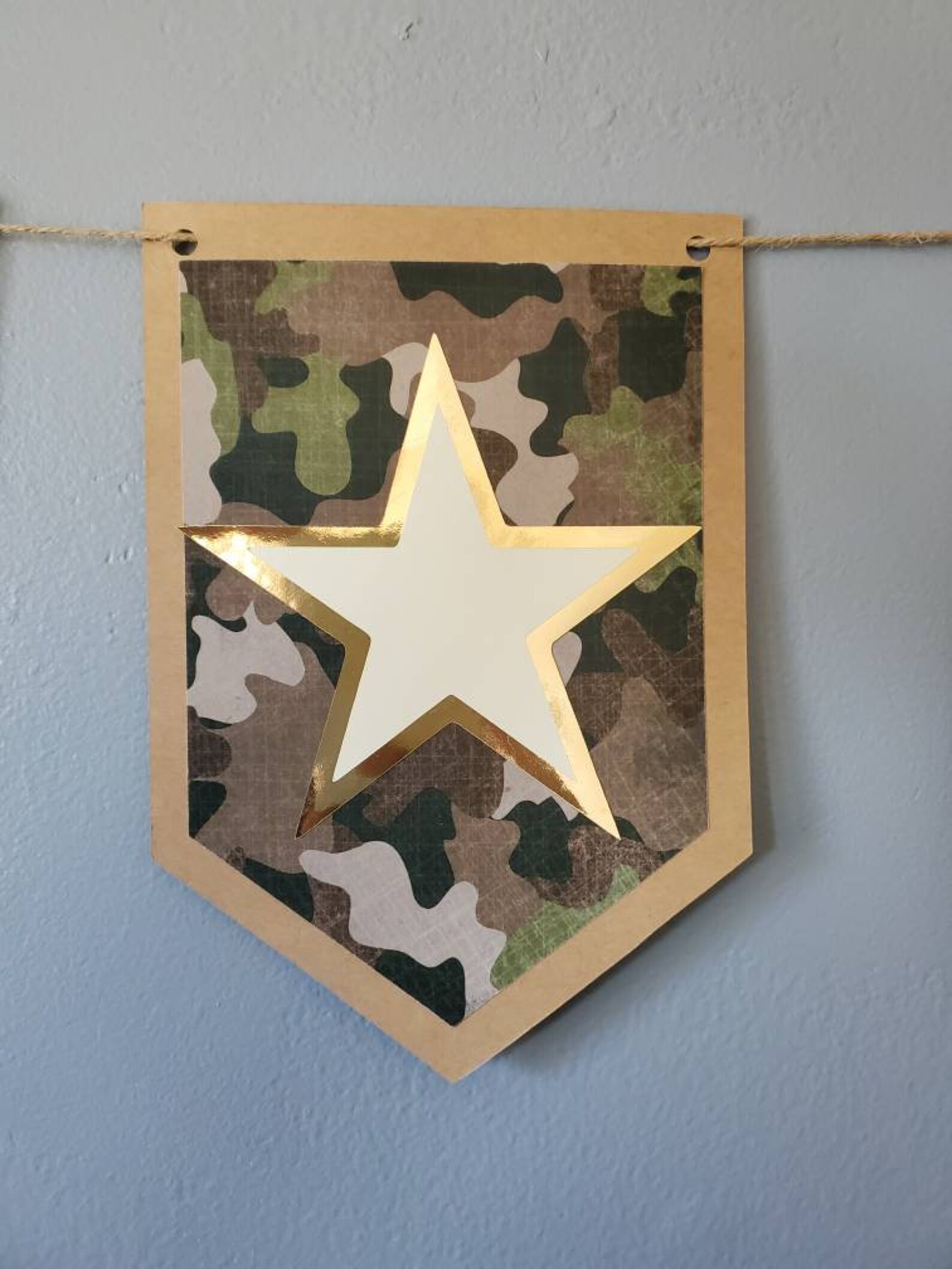 Patriotic Soldier We Will Miss You Banner - Camo Design Military Backdrop For Farewell, Deployment, Welcome Home Decor - View #10