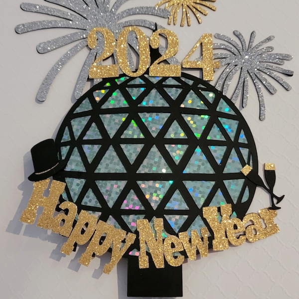 New Year Cake Topper Etsy