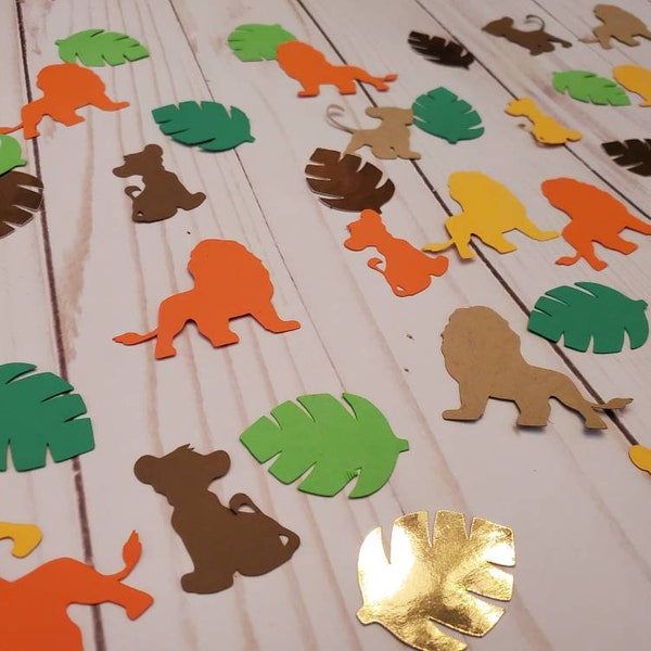 LION KING Theme Inspired Confetti, Simba Confetti, Lion king Decoration, Lion King Table Decoration, Lion King Dessert Table Decoration