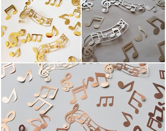 Music Note Confetti | Musical Piano Party Decoration, Concert Stage Party Decor, Music Symbols Confetti, Band Party, Orchestra Theme Decor