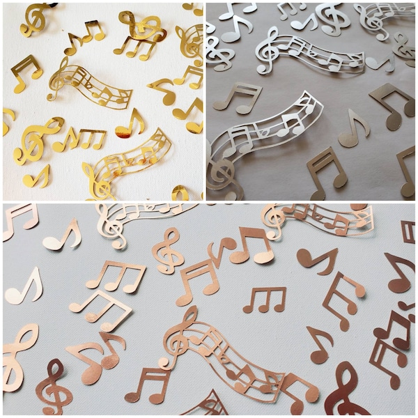 Music Note Confetti | Music Note Party Decoration, Music Party Decorations, Choir Song Party Decoration
