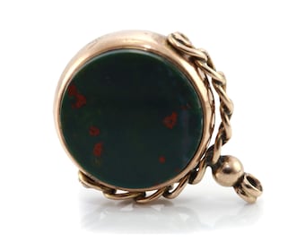 Antiker Gold drehender Fob Anhänger