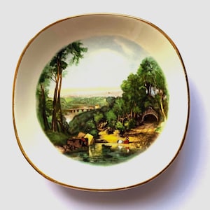 Vintage Weatherby Hanley England Royal Falcon Ware Pin Tray