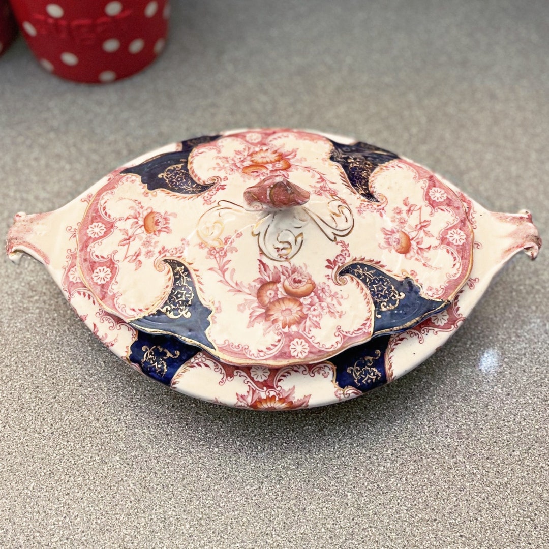 Rare Antique Wood & Son Large Tureen in Lois Design Etsy