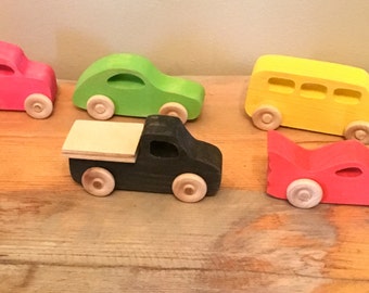 wooden toy cars for toddlers
