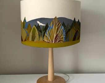 Lampshade Buzzard & Pine / original design