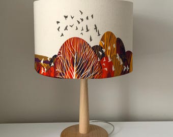 Lampshade/ Startled Birds Design/Original Design