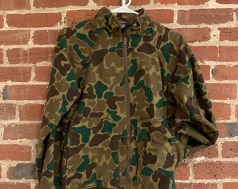 Vintage REDHEAD Camouflage Hunting Vest ~ size M to L ~ Work Wear ~ Duckhunter  Frogskin ~ Red Head