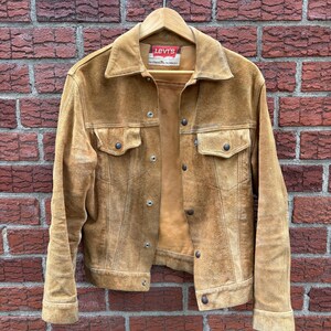 Vintage Levis Suede Leather Jacket - Etsy