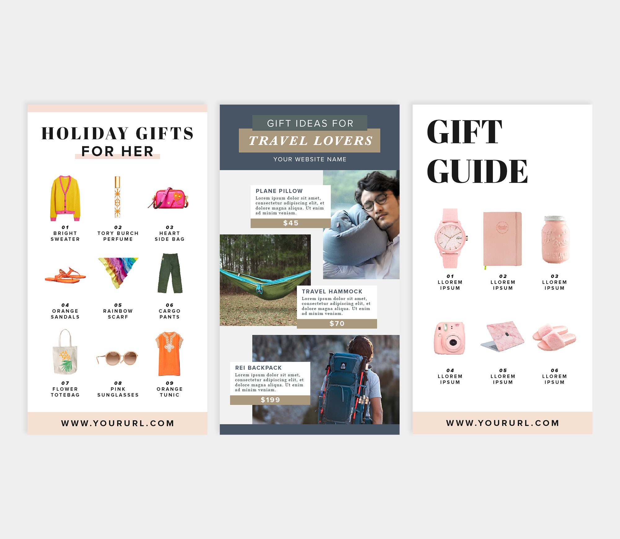 Pinterest Gift Guide Templates Customizable Canva & - Etsy