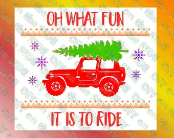 Download Christmas jeep svg | Etsy
