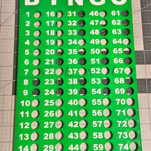 ビンゴコールカードマスターボードファイルSTLおよび3MF 3Dプリント