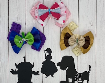 3" Bo Peep Grüne Alien Slinky Dog Toy Story Haarschleife für Kleinkinder / Babys