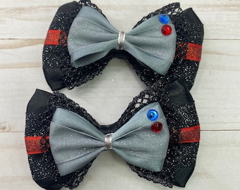 4” Darth Vader Villain Star Wars Hair Bow