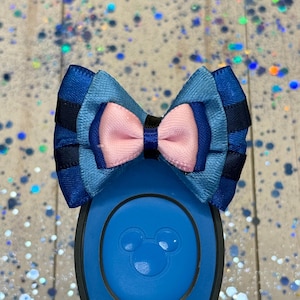 2” Stitch Mini Band Bow / LILO and Stitch Magic Band Bow