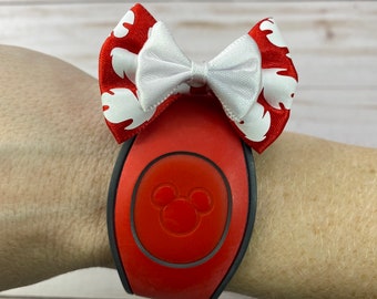 2" Lilo Inspired Magic Band Bow / Lilo & Stitch Inspired Band Bow / Mini Hair Bow