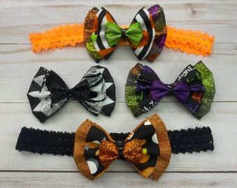 3” Halloween Hair Bow for Toddler / Baby