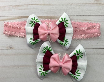 3” The Haunted Mansion / Sally Slater Tightrope Walker Hair Bow for Toddler / Baby