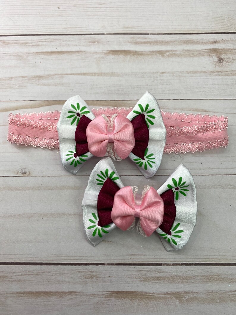 3 The Haunted Mansion / Sally Slater Tightrope Walker Hair Bow for Toddler / Baby image 1