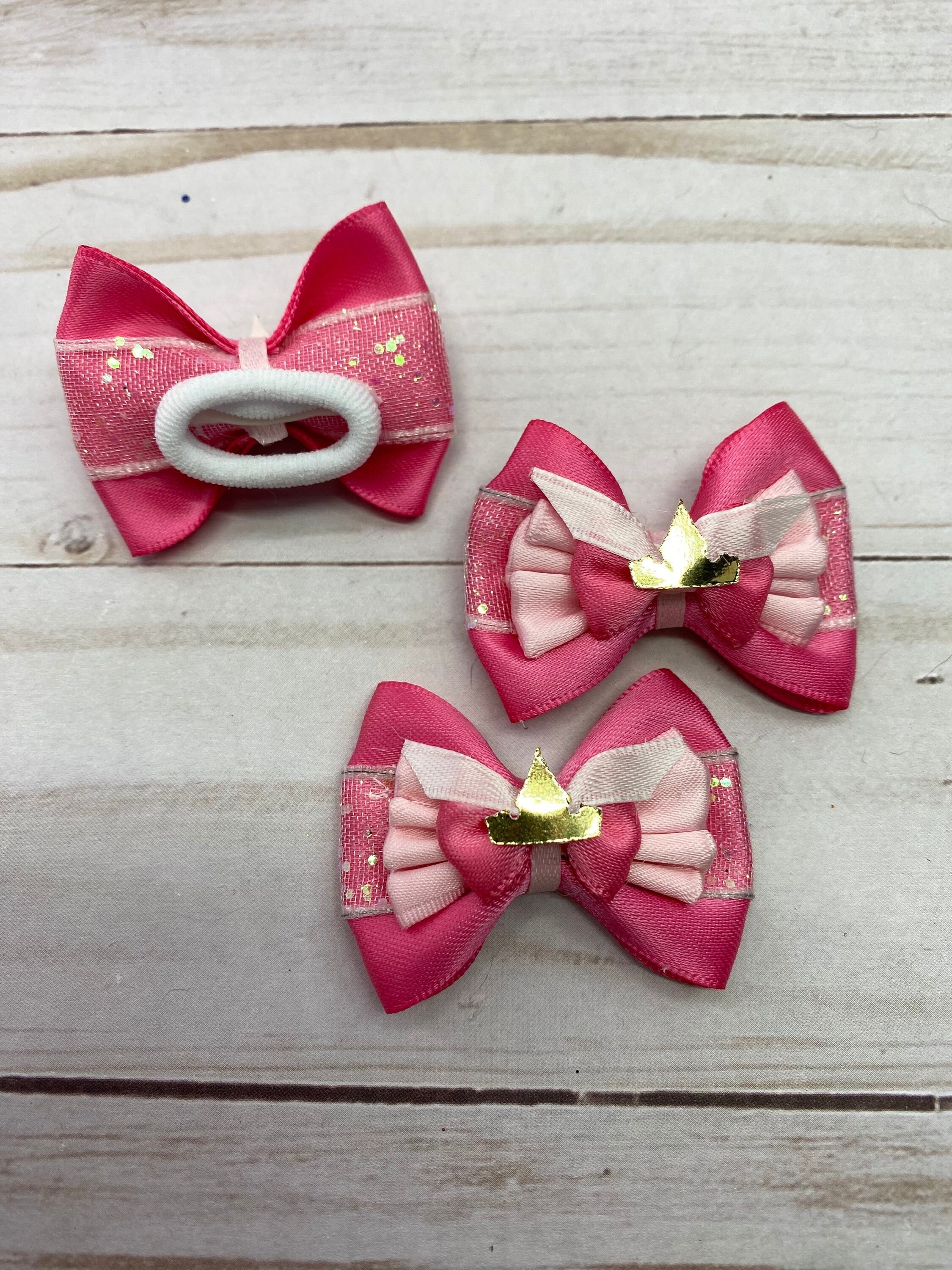 Disney Pink and Blue Hair Accessory with Structured Bow Disney Princess Aurora Hair Bow - Blue main image 3