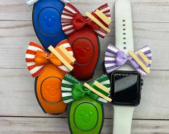 2" Mini Dapper Bow / Disney Magic Band Bow / Hollywood Studios Dapper Dan Mini Bow