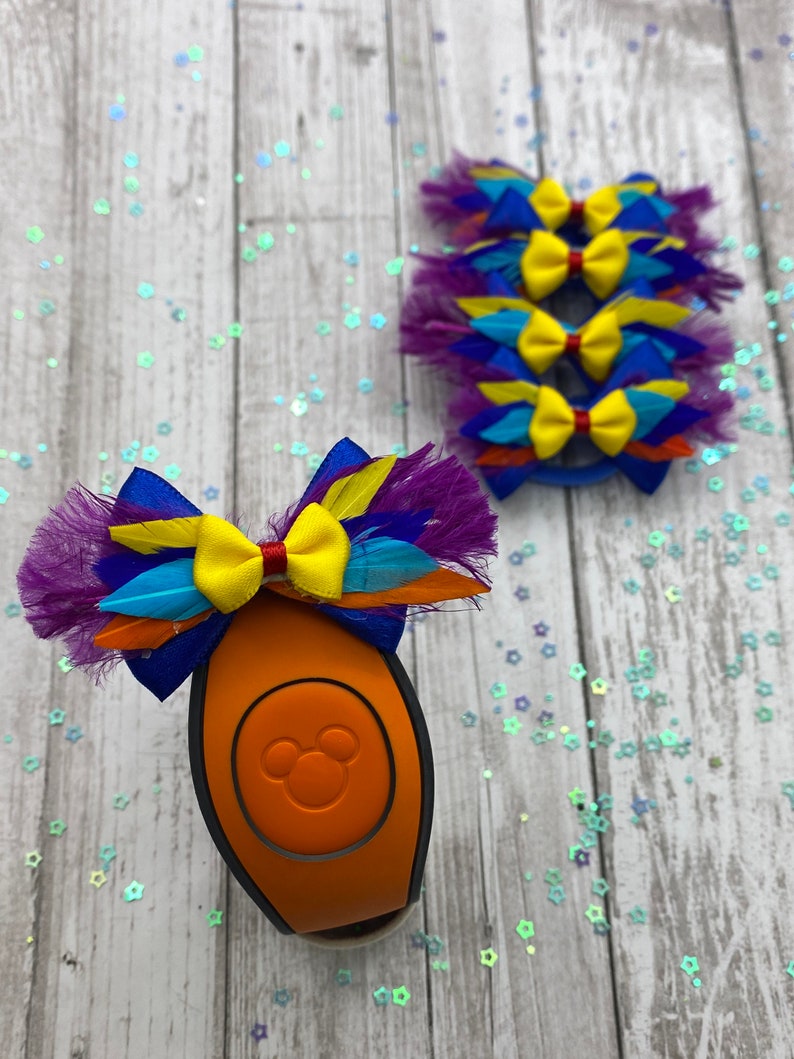 2 Kevin Inspired Disney Up Magic Band Bow image 5