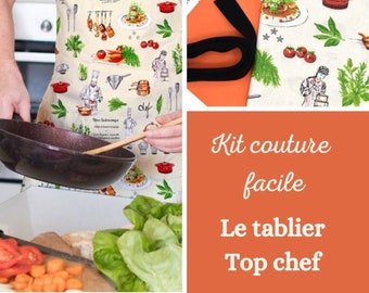 Kit couture débutant Tablier Top chef