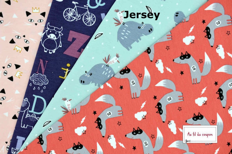 patterned jersey fabric