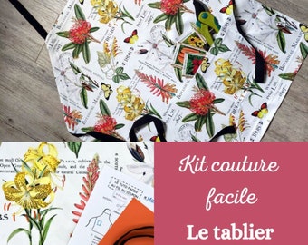 Kit couture facile Tablier bucolique