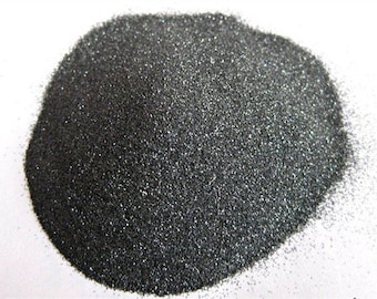 200 g (7 oz.) gesorteerd (F16 - F1000 korrel) Zwart siliciumcarbide (SiC, C48), schurend, polijsten, leppen