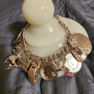 Vintage Sterling Charm Bracelet