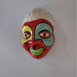 Suzanne Gallant Mixed-Media Mardi Gras Mask