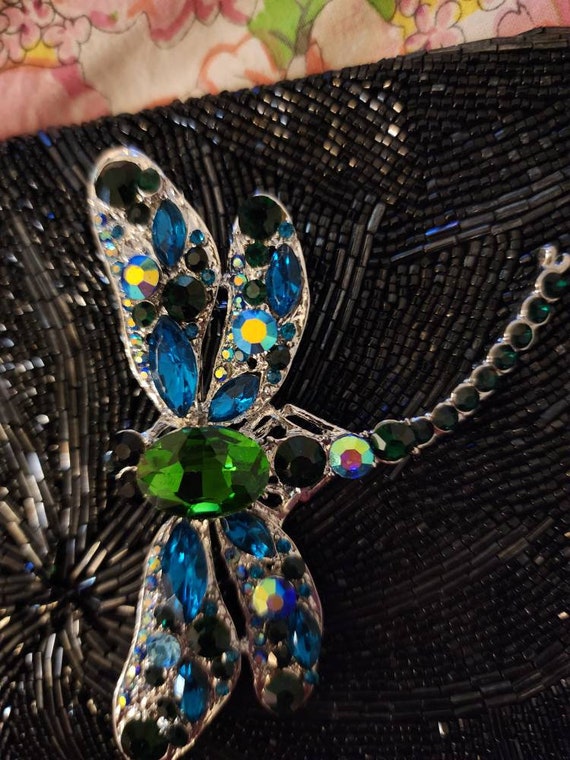 Colorful DragonFly Brooche