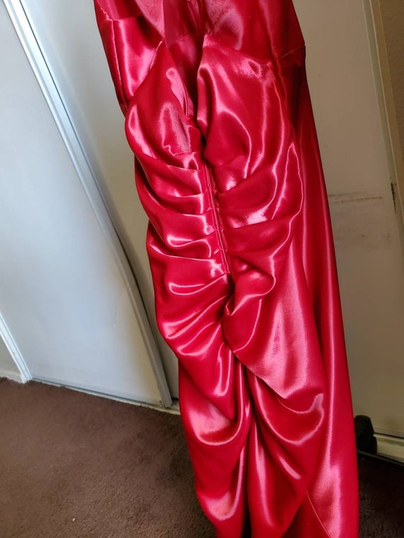 Beautiful Red Long Gown. worn 1X - image 6