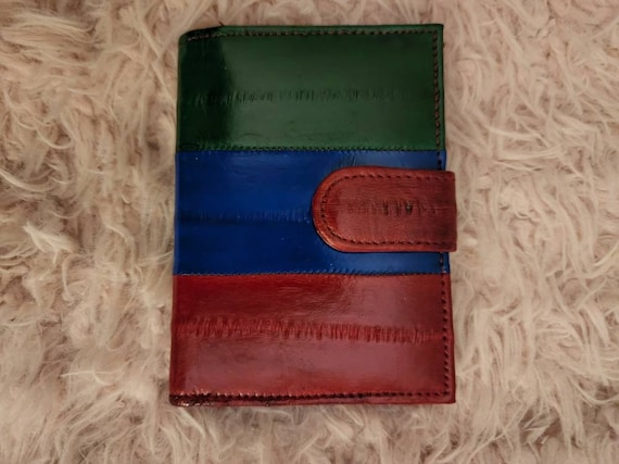 Genuine Eel Skin Wallet. Etsy UK