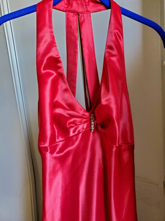 Beautiful Red Long Gown. worn 1X - image 1